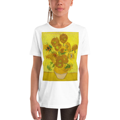 Premium Soft Crew Neck - van Gogh: 12 Sunflowers in a Vase