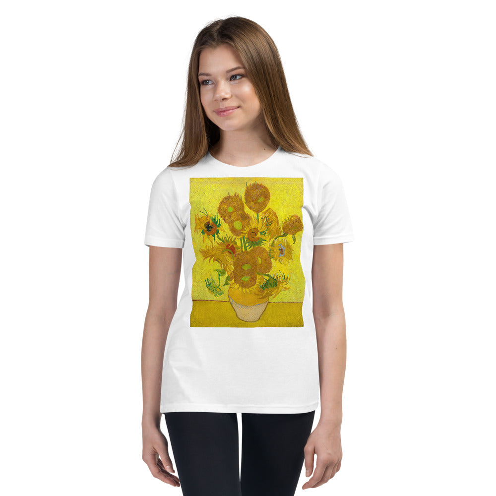 Premium Soft Crew Neck - van Gogh: 12 Sunflowers in a Vase