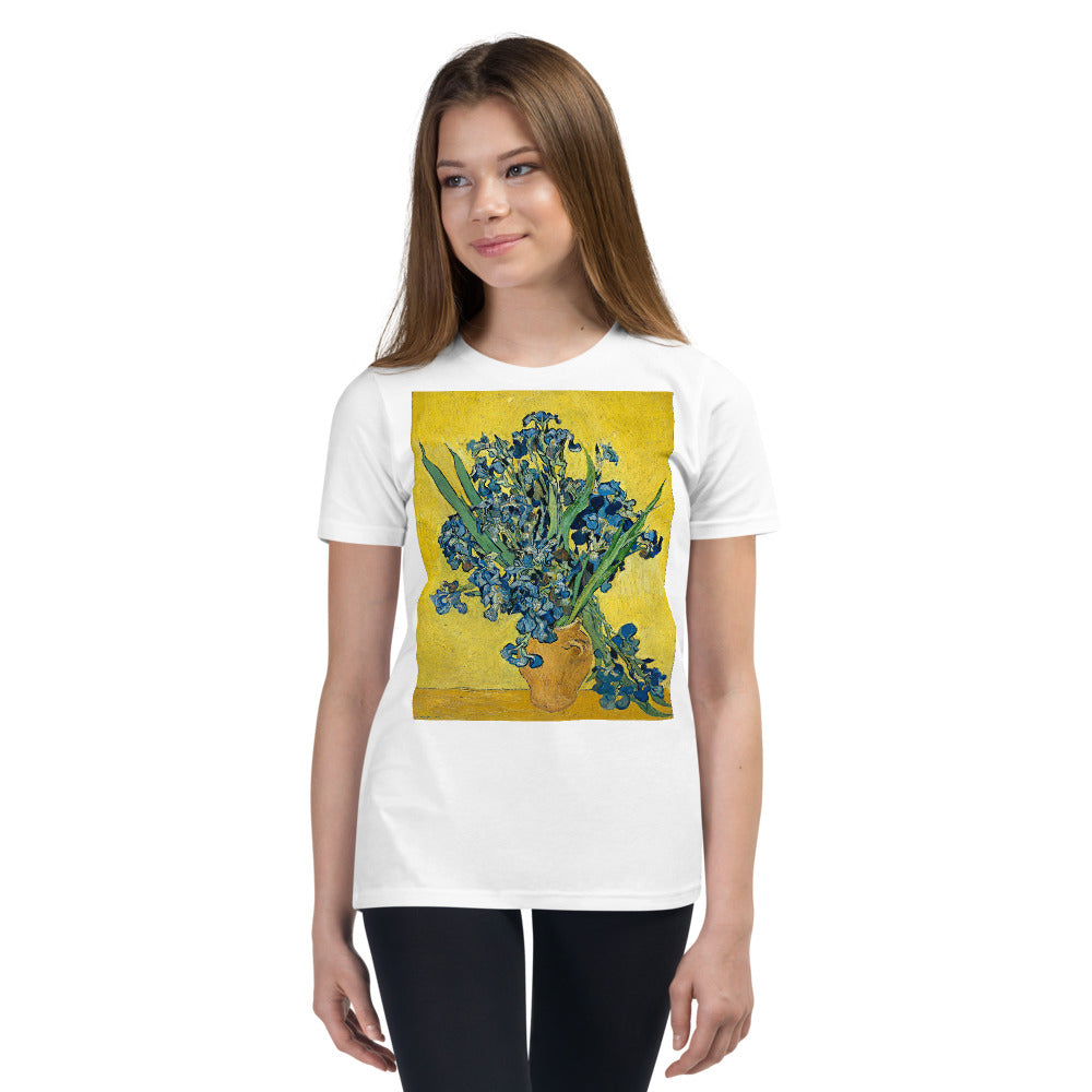 Premium Soft Crew Neck - van Gogh: Irises in a Vase