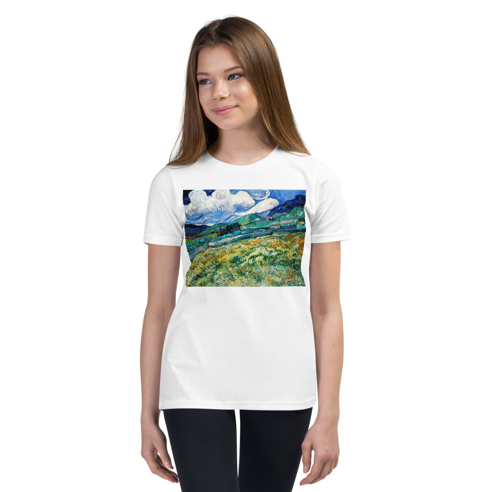 Premium Soft Crew Neck - van Gogh: Mountainous Fields