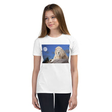 Load image into Gallery viewer, Premium Youth Tee - Lion in Moonlight
